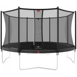 BERG Favorit Regular Trampoline With Safety Net Comfort 380cm Grey