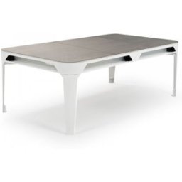 Cornilleau Play-Style Hyphen Outdoor Pool Table Dining Top White Wood
