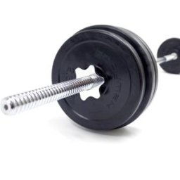 BodyMax Deluxe 30kg Rubber Barbell Kit