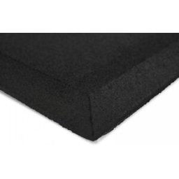 BodyMax Enduramax Black Rubber Gym Floor Tiles - 1m x 1m x 40mm 1m x 1m x...