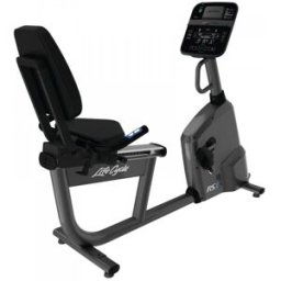 Life Fitness RS1 Lifecycle Recumbent Cycle Exercise Bike with Track Connect...