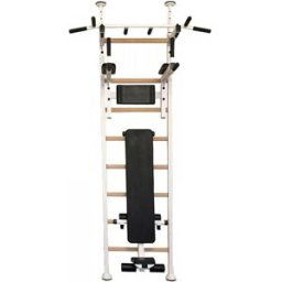 BenchK 500 White inc Pull Up Bar + Dip Bar + Bench