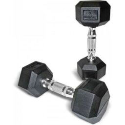 BodyMax Rubber Hex Dumbbell Sets 2x 47.5 kg