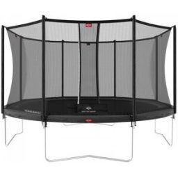 BERG Favorit Regular Trampoline With Safety Net Comfort 380cm Black