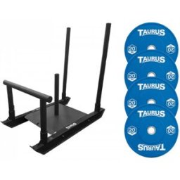 Taurus Power Sled Package - 80kg Colour Bumpers
