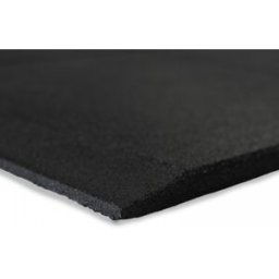 BodyMax Enduramax Black Rubber Gym Floor Tiles - 1m x 1m x 40mm 1m x 1m x...