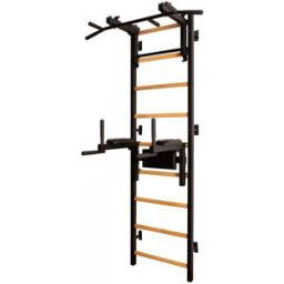 BenchK 700 Black + Steel Pull Up Bar/BB Holder + Dip Bar