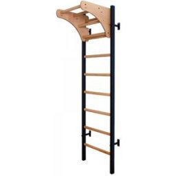 BenchK 200 Black + Wooden Pull Up Bar