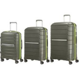 Samsonite Flux 3 Piece Suitcase Set - Dark Olive