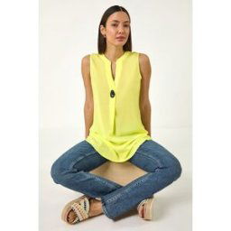 Roman Longline Buttoned Vest Top 10 female