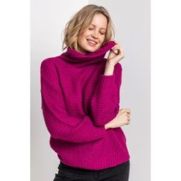 Roman Textured Roll Neck Jumper L female