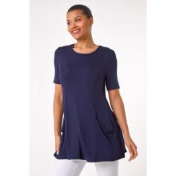 Roman Pocket Detail Tunic Top 12 female