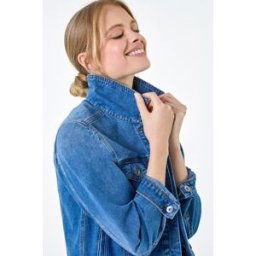 Roman Classic Cotton Denim Jacket 10 female