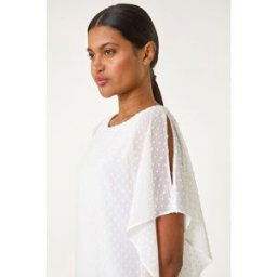 Roman Asymmetric Dobby Overlay Top 18 female