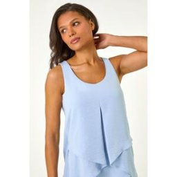 Roman Asymmetric Sleeveless Vest Top 20 female