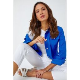 Roman Stretch Pocket Detail Jacket 20 female