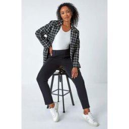 Roman Petite Slim Fit Stretch Trousers 8 female