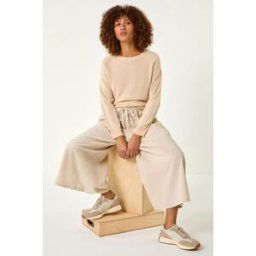 Roman Baby Corduroy Wide Leg Culotte S female