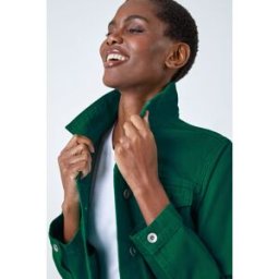 Roman Classic Cotton Denim Jacket 16 female