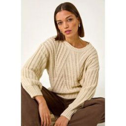 Roman Crew Stitch Detail Jumper 20 female