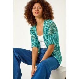 Roman Space Dye Knit Cardigan S female