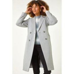 Roman Herringbone Double Breasted Coat 8 female
