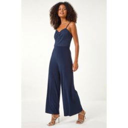 Dusk Sweetheart Lace Stretch Jumpsuit 8 female