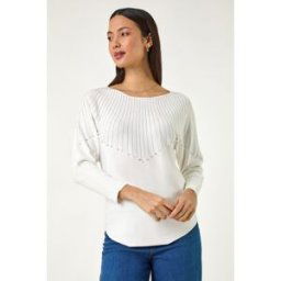 Roman Sunray Shimmer Knit Jumper one size female