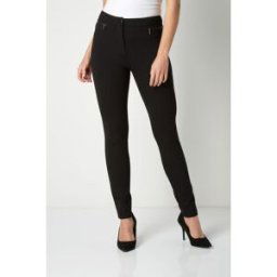 Roman Zip Detail Stretch Trouser 8 female