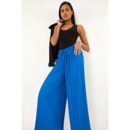 Roman Pleated Wide Leg Culottes one size female