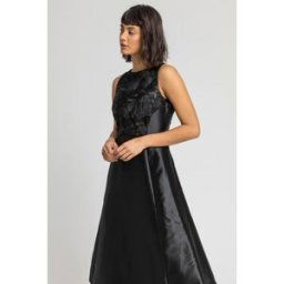 Dusk Sparkle Embellished Fit & Flare Skater Dress 8 female
