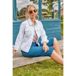 Roman Classic Cotton Denim Jacket 12 female
