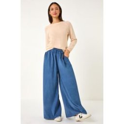 Roman Baby Corduroy Wide Leg Trousers S female