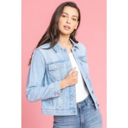 Roman Classic Cotton Denim Jacket 18 female
