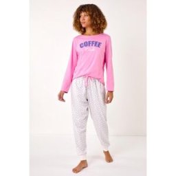 Roman Coffee Club Pyjama Set L female
