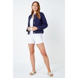 Roman Stretch Pocket Detail Jacket 20 female