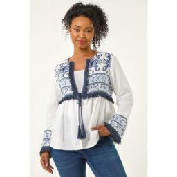 Roman Petite Tassel Detail Jacket 16 female