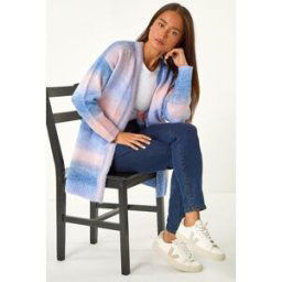 Roman Petite Ombre Space Dye Cardigan 14 female
