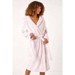 Roman Marl Tipped Dressing Gown L female