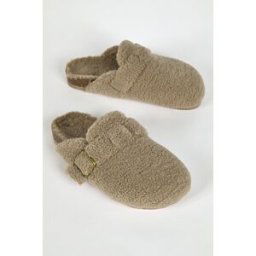 Roman Sherpa Borg Mule Slippers 4 female