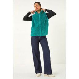 Roman Soft Sherpa Fleece Gilet M female