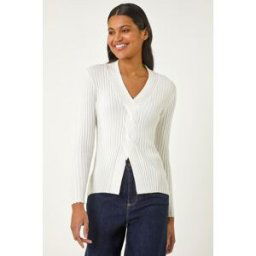 Roman Cable Split Detail Rib Jumper 20 female