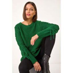 Roman Diamond Stitch Detail Knit Jumper 14 female