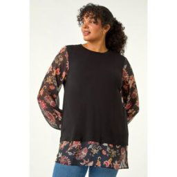 Roman Curve Floral Print 2 20 female