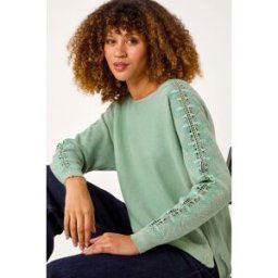 Roman Glimmer Embellished Jumper S female
