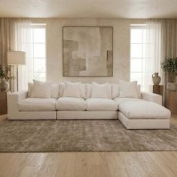 Sofa Style Hampshire Modular 4 Seat Sofa in Beige