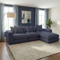 Sofa Style Hampshire Modular 3 Seat Sofa in Midnight Blue