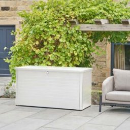 Pacific Lifestyle - Rhode Island Large Outdoor Cushion Box in Pebble
