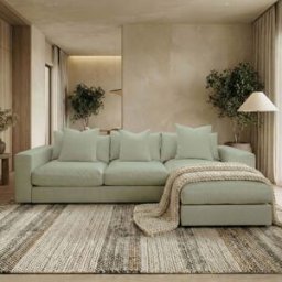 Sofa Style Hampshire Modular 3 Seat Sofa in Moss Green