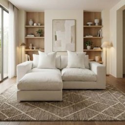 Sofa Style Hampshire Modular 2 Seat Sofa in Warm Grey